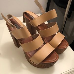 Livvie Natural Leather by Steve Madden